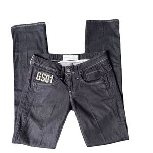 G-Star Raw 3301 saville straight leg dark denim jeans 28x34 NWOT!